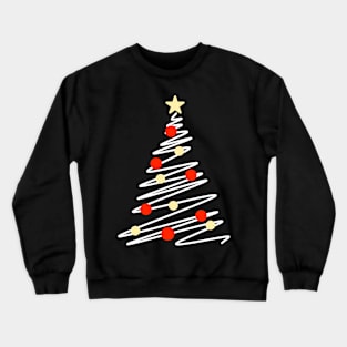 Merry Christmas tree colorballs Crewneck Sweatshirt